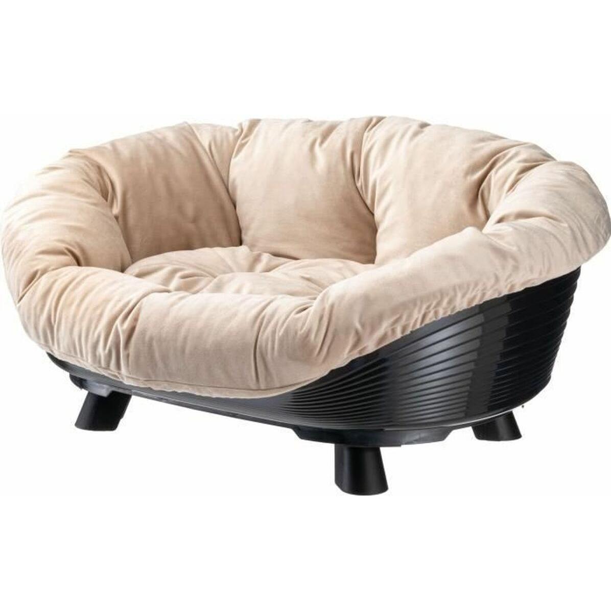 Meilleurs prix pour Corbeille - FERPLAST - SOFA THRONE 6 - Avec coussin - Noir