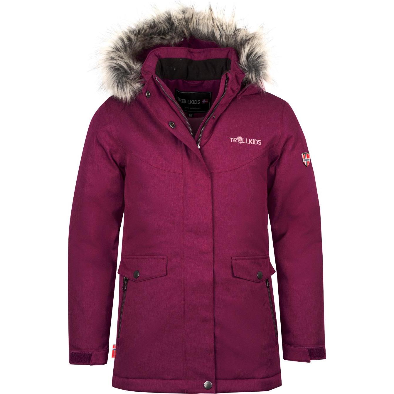 Trollkids, Unisex, Jacke, Girl's Oslo Coat XT (110), Violett, 110