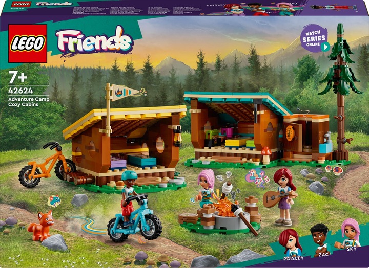 Produktbild LEGO Gemütliche Hütten im Abenteuercamp (42624, LEGO Friends)