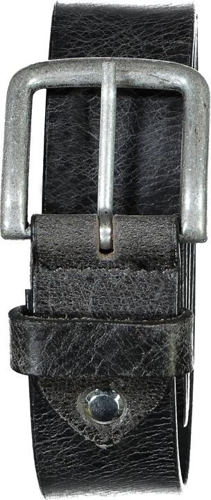 Actual product image JP1880 Leather belt, metal clasp, 1.5 inches wide, up to size 67 inches