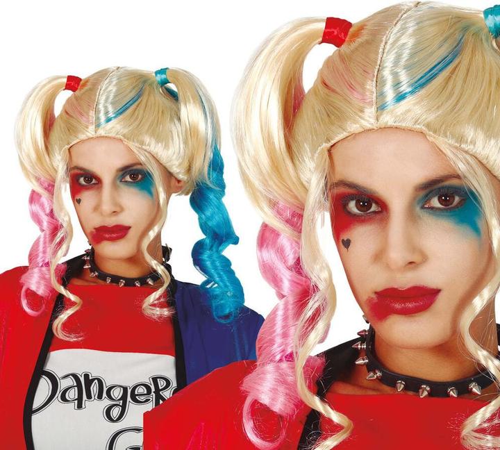 Produktbild Fiestas Guirca 'Dangerous Girl' Blonde Perücke mit Zöpfen