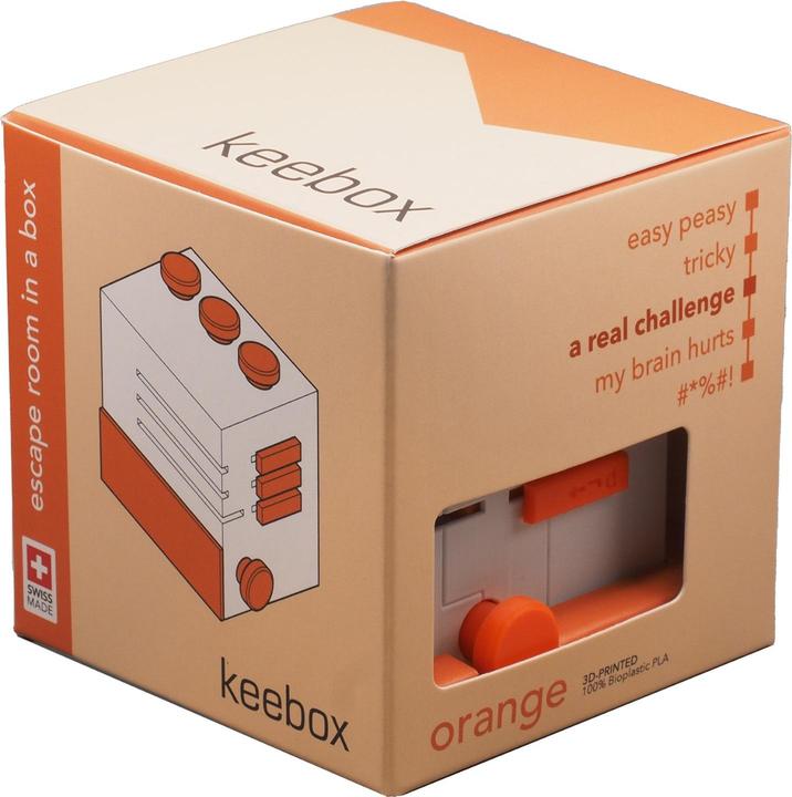 Produktbild Keebox orange - Rätselbox / Rätselspiel (Deutsch)
