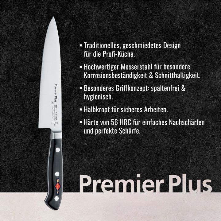 Actual product image F. Dick Dick Gyuutoo, Premier Plus Eurasia (knife with 18 cm blade, X50CrMoV15 stainless steel, 56° HRC) (18 cm)