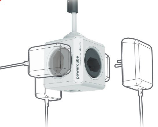 Produktbild Allocacoc PowerCube Extended USB S+ (4 x, Typ 13, USB-A, 1.50 m)