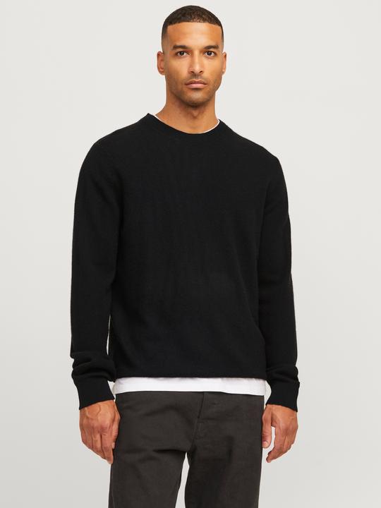 Produktbild Jack & Jones RDD Einfarbig Strickpullover mit Rundhals Strickpullover mit Rundhals (L)