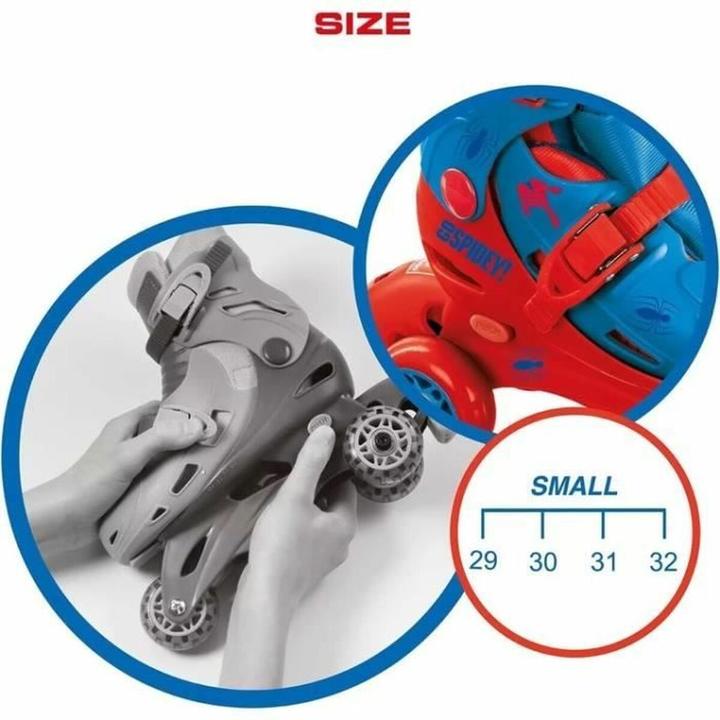 Actual product image Mondo Spiderman roller skates, size 29-32 (29, 30, 31, 32)