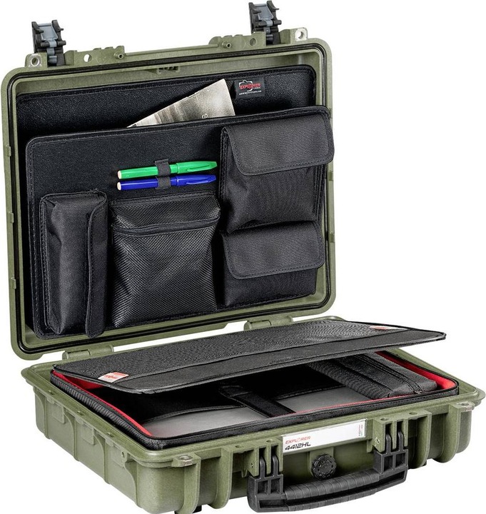 Produktbild Explorer Cases Outdoor Koffer 4412HL.G C green with notebook bag BAG PC-44 (B