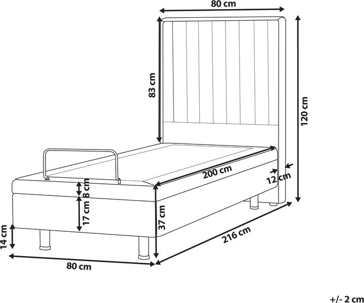 Image du produit Beliani Duke Ii (80 x 200 cm)