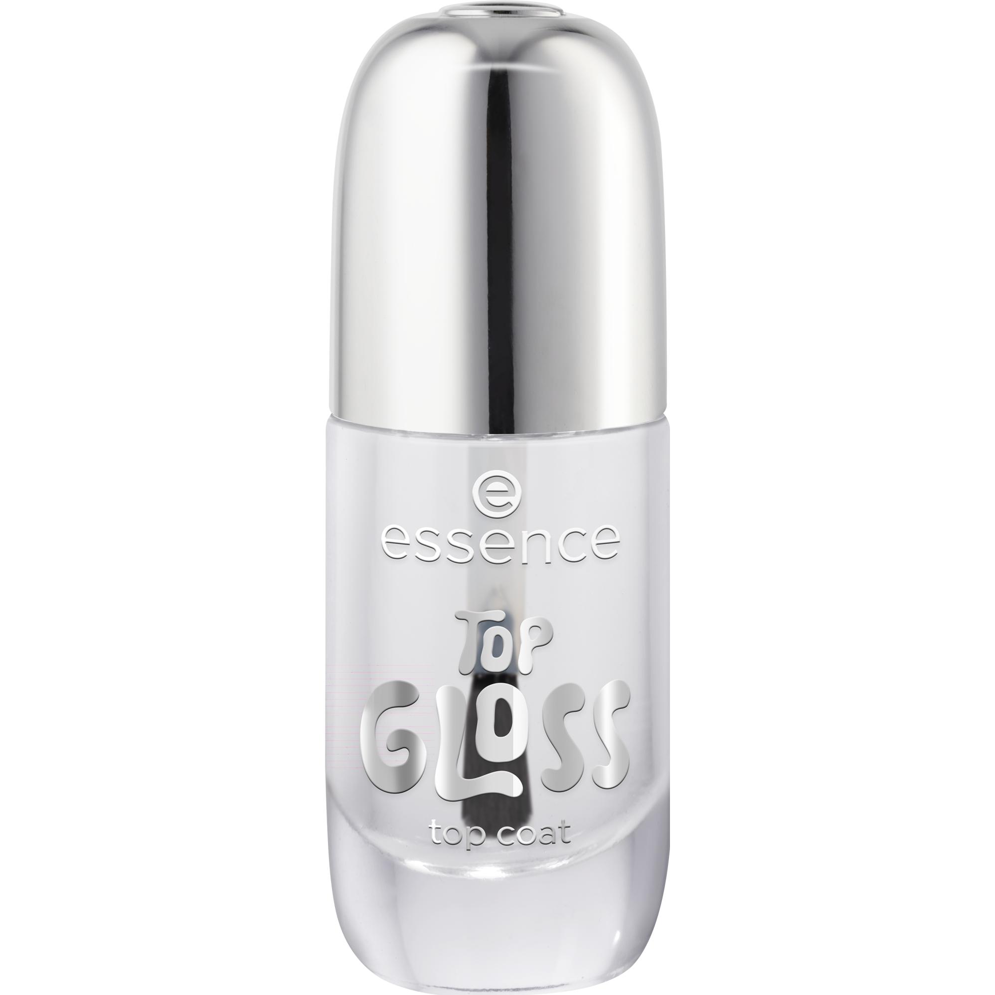 essence, Smalto per unghie, TOP GLOSS top coat (Trasparente, Vernice UV gel)