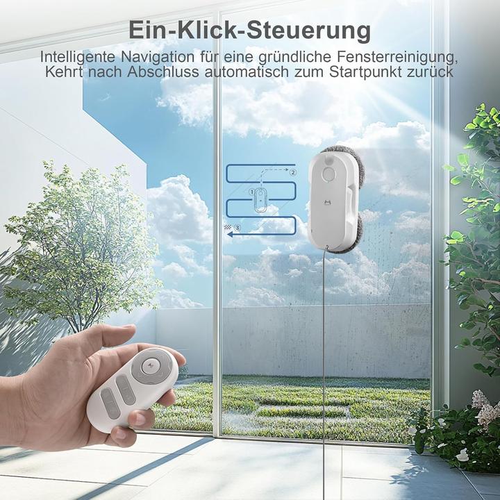 Actual product image Fensterputzroboter DDC56 mit Ultraschall Sprühfunktion