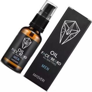Actual product image Masveri Face and Beard Oil for All Skin Types 30ml (30 ml)