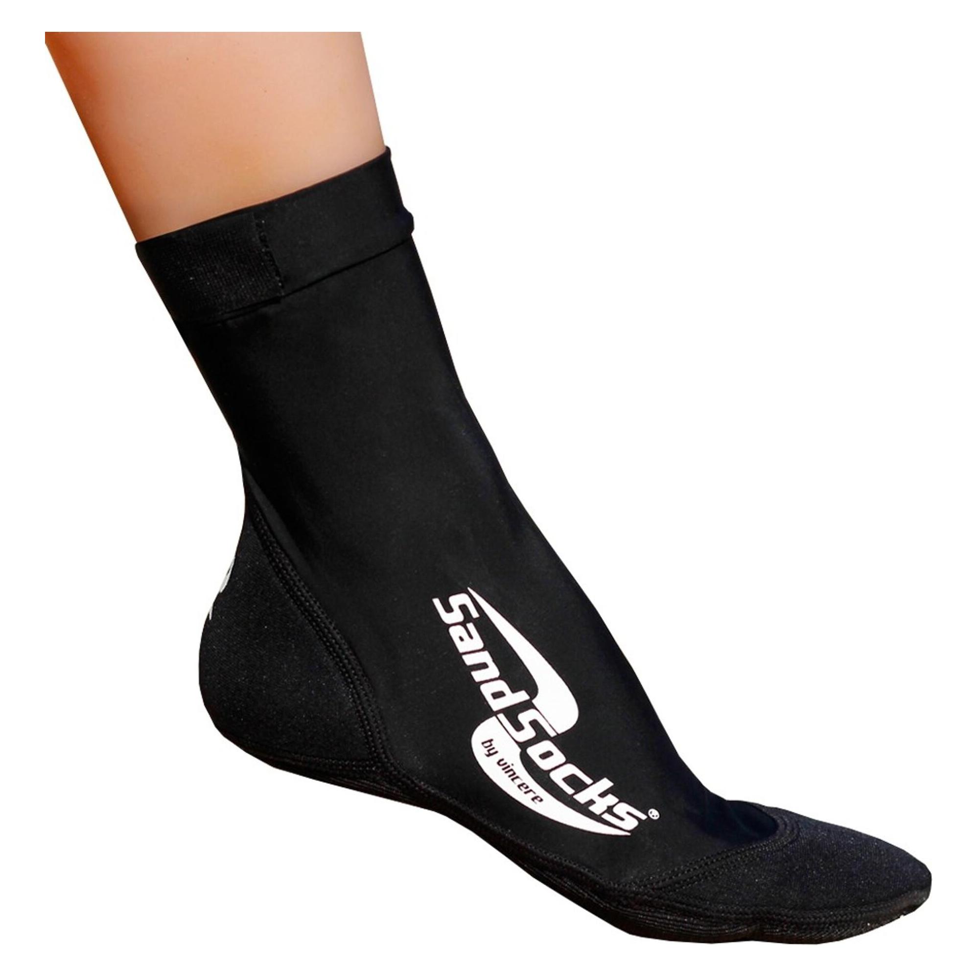 Rubbabu, Unisex, Sportsocken, Classic High Top Sand Socks (L), Schwarz