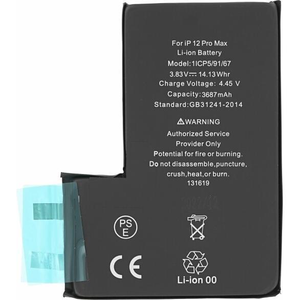 Thumbnail - OEM Akkuzelle für iPhone 12 Pro Max (ohne Flex-Kabel), Smartphone Akku