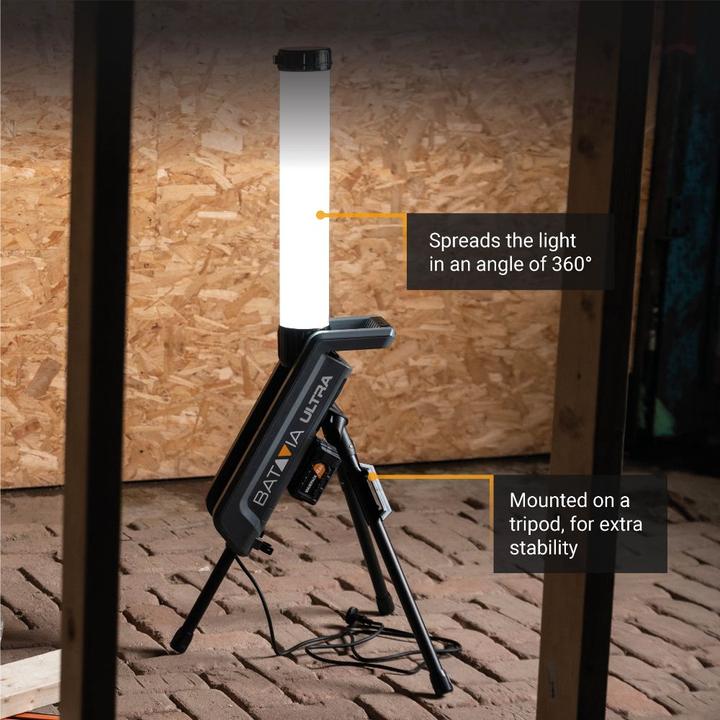 Produktbild Batavia 18V/230V Hybrid-LED-Arbeitsleuchte 360° (ohne Akku und Ladegerät) (4300 lm)