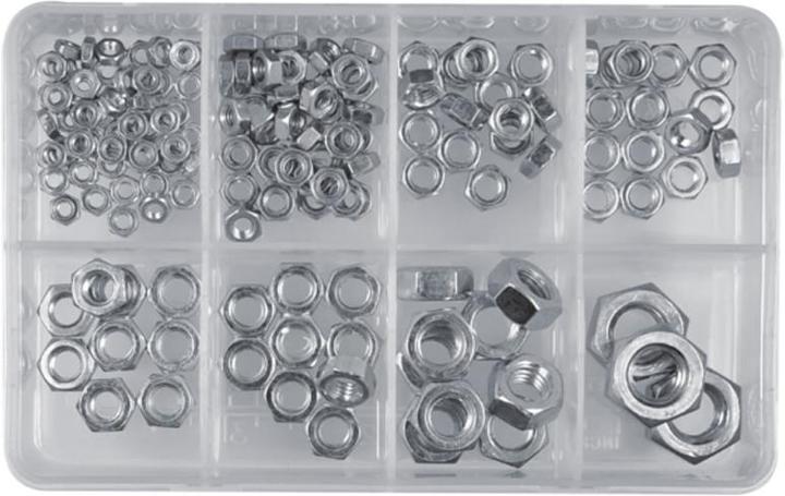 Produktbild SW-Stahl Sortiment Muttern (M3, M4, M5, M6, M7, M8)