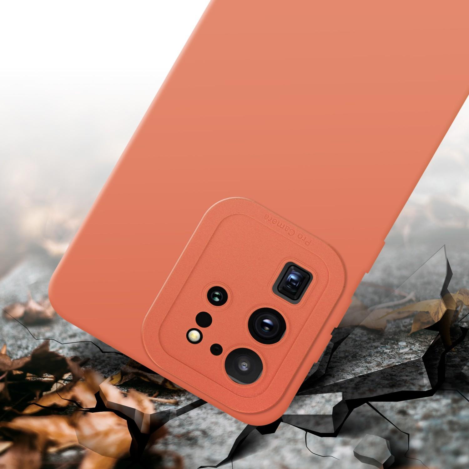 Thumbnail - Cadorabo Hülle für Samsung Galaxy S20 ULTRA im TPU Fluid LM162 Style (Samsung Galaxy S20 Ultra), Smartphone Hülle, Orang...