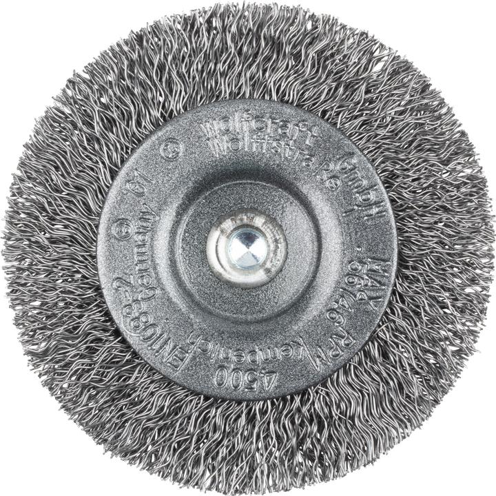 Produktbild wolfcraft 1 Stahldraht-Scheibenb. S=6-kt. ø75x16mm