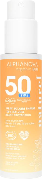 Actual product image Alphanova Kinder Sonnenspray SPF50+ Bio (SPF 50)