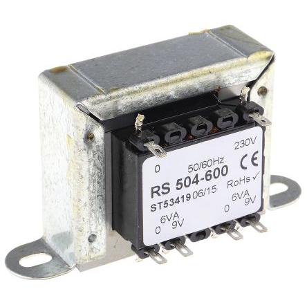 Rs Pro Transformator für Chassismontage 230V ac 9V, Transformator