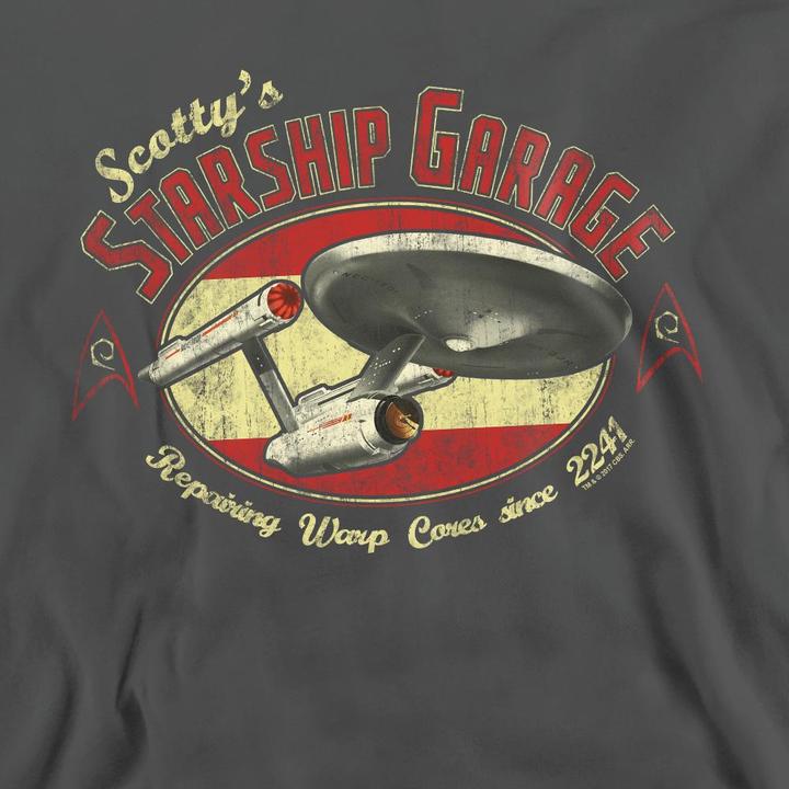 Actual product image Unisex Adult Scotty's Garage Sweatshirt (L)