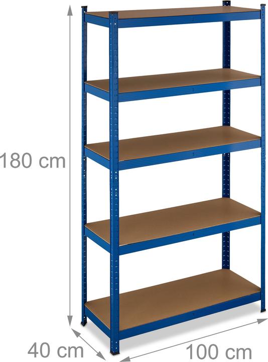 Actual product image Relaxdays Heavy duty shelving