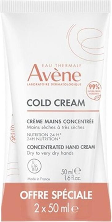 Avène Cold Cream concentrated hand cream - 2 x 50 ml (100 ml)