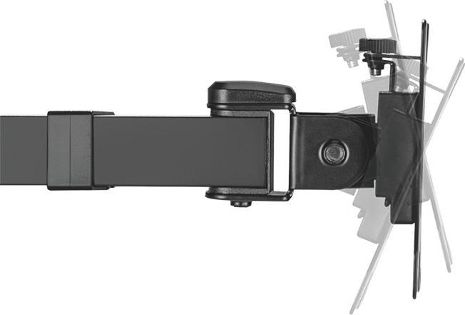 Actual product image LogiLink 2 compartment monitor mount 17 - 32"sleeve length adjustable (Table, 32", 12 kg)