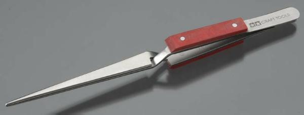 Actual product image Tamiya HG RevSection Straight Tweezers