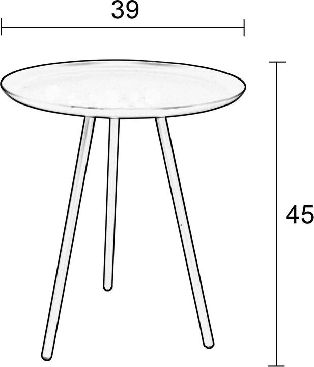 Actual product image White Label Living Frost (39 x 39 x 45 cm)