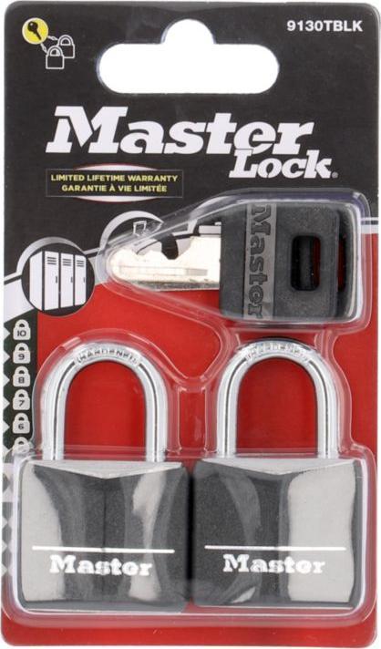 Actual product image Master Lock wide padlock with solid aluminum case and cover