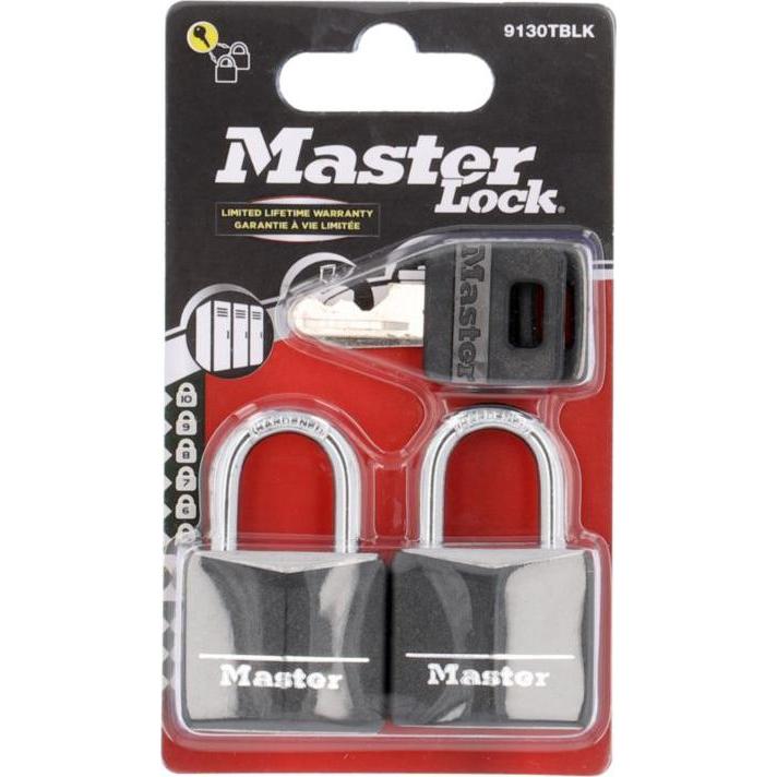 Master Lock, Vorhängeschloss, breites Vorhngeschloss mit massivem Aluminiumgehuse und Abdeckung