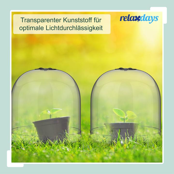 Productafbeelding Relaxdays Anzuchthaube Glocke 10er Set