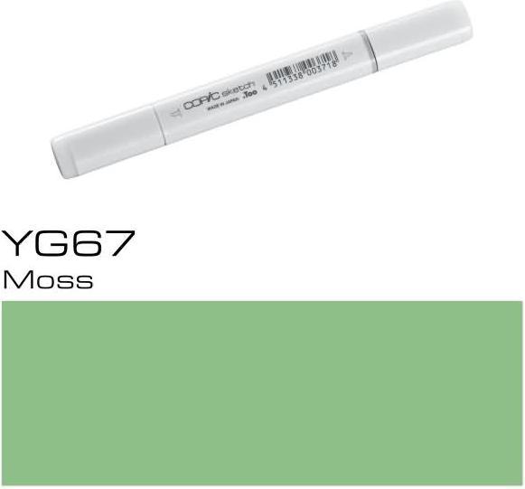 Image du produit Copic Sketch type YG - 67 (YG67 - Moss, 1 x)
