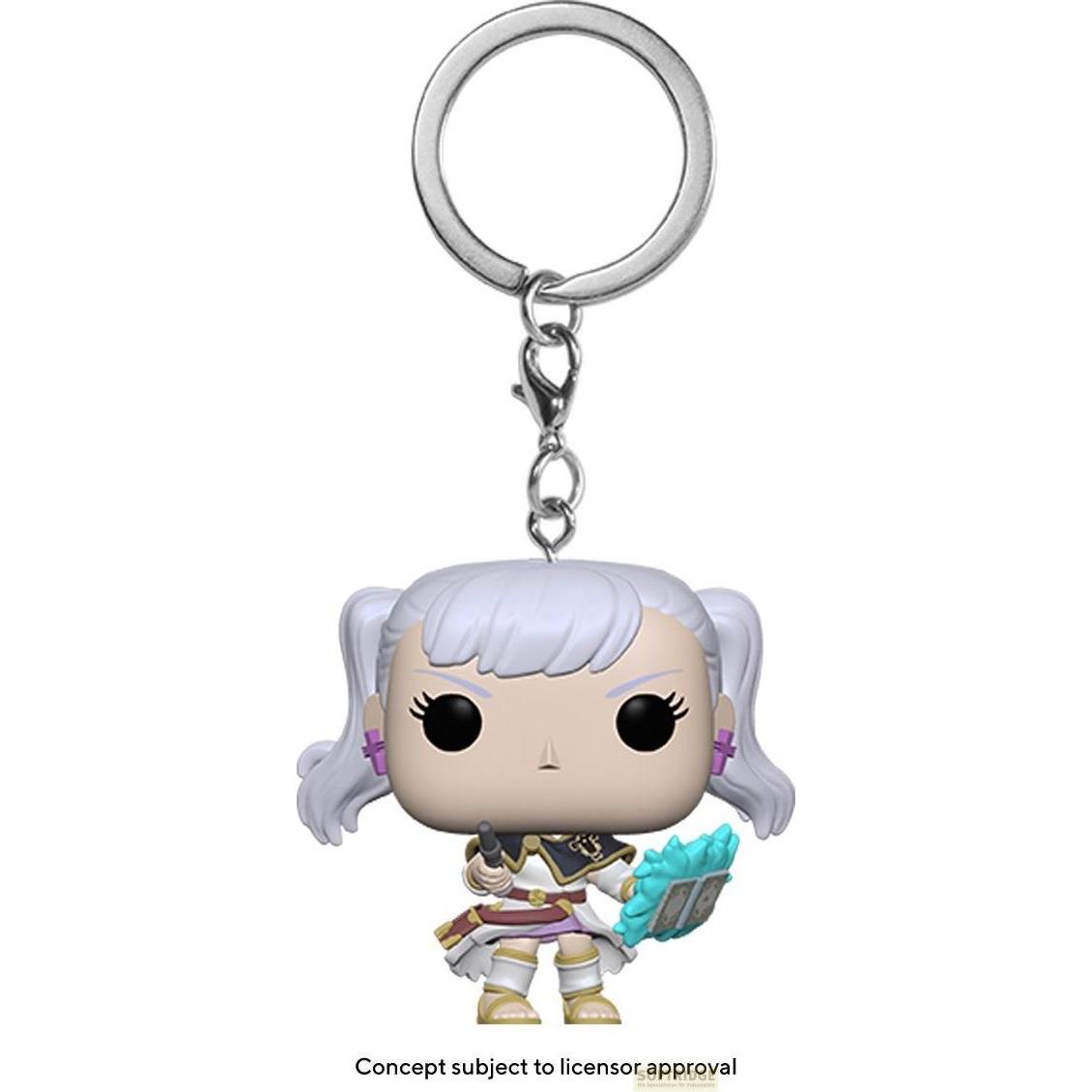 Funko, Schlüsselanhänger, Portachiavi Pop! Black Clover : Noelle, Schwarz