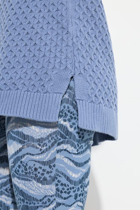 Produktbild Ulla Popken Pullover, Strickmuster, Stehkragen, Langarm (50, 52)
