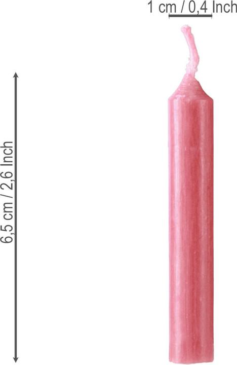 Actual product image Neutral 50 candles red (50 pcs.)