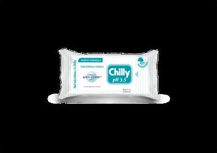 Chilly’s Chilly - Anti-Odor pH 3.5 Wipes ( 12 pcs ) - Intimate napkins - (Intimate washing lotion)