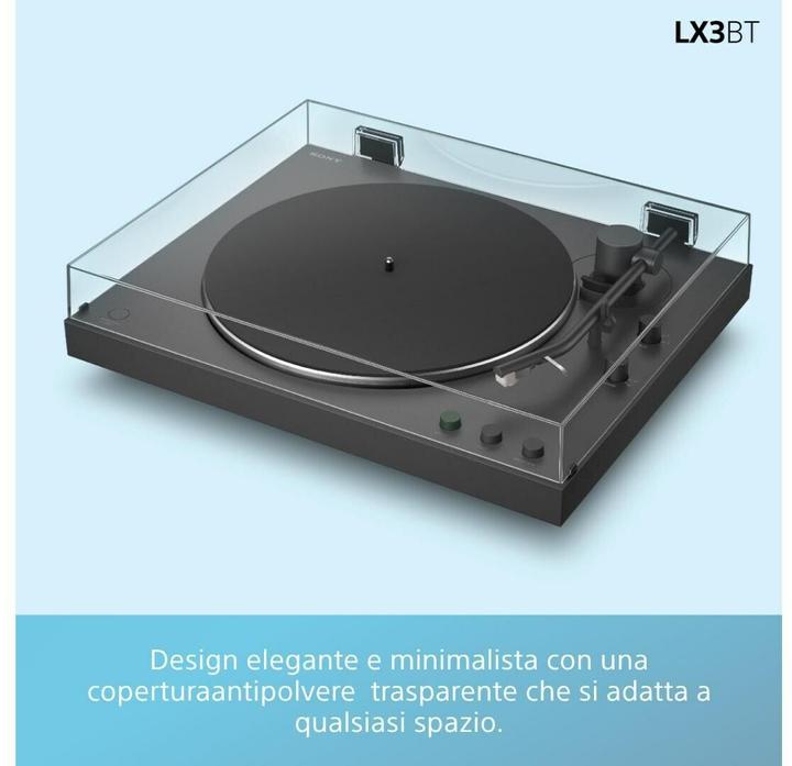 Actual product image Sony PS-LX3BT Plattenspieler schwarz (Automatic)