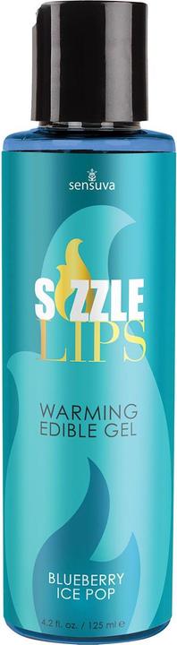 Produktbild Sensuva Sizzle Lips Warming Edible Gel Blueberry Ice Pop 125 ml (125 ml)