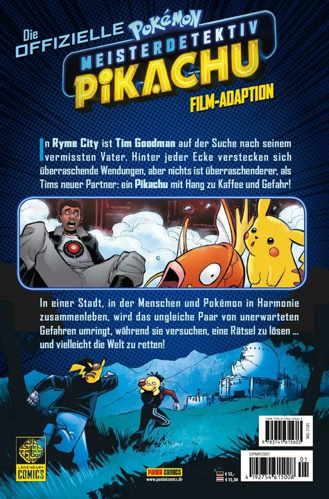 Produktbild Panini Pokémon Meisterdetektiv Pikachu: Die offizielle Film-Adaption (Deutsch, Brian Buccaletto, Nelson Daniel, 2020)