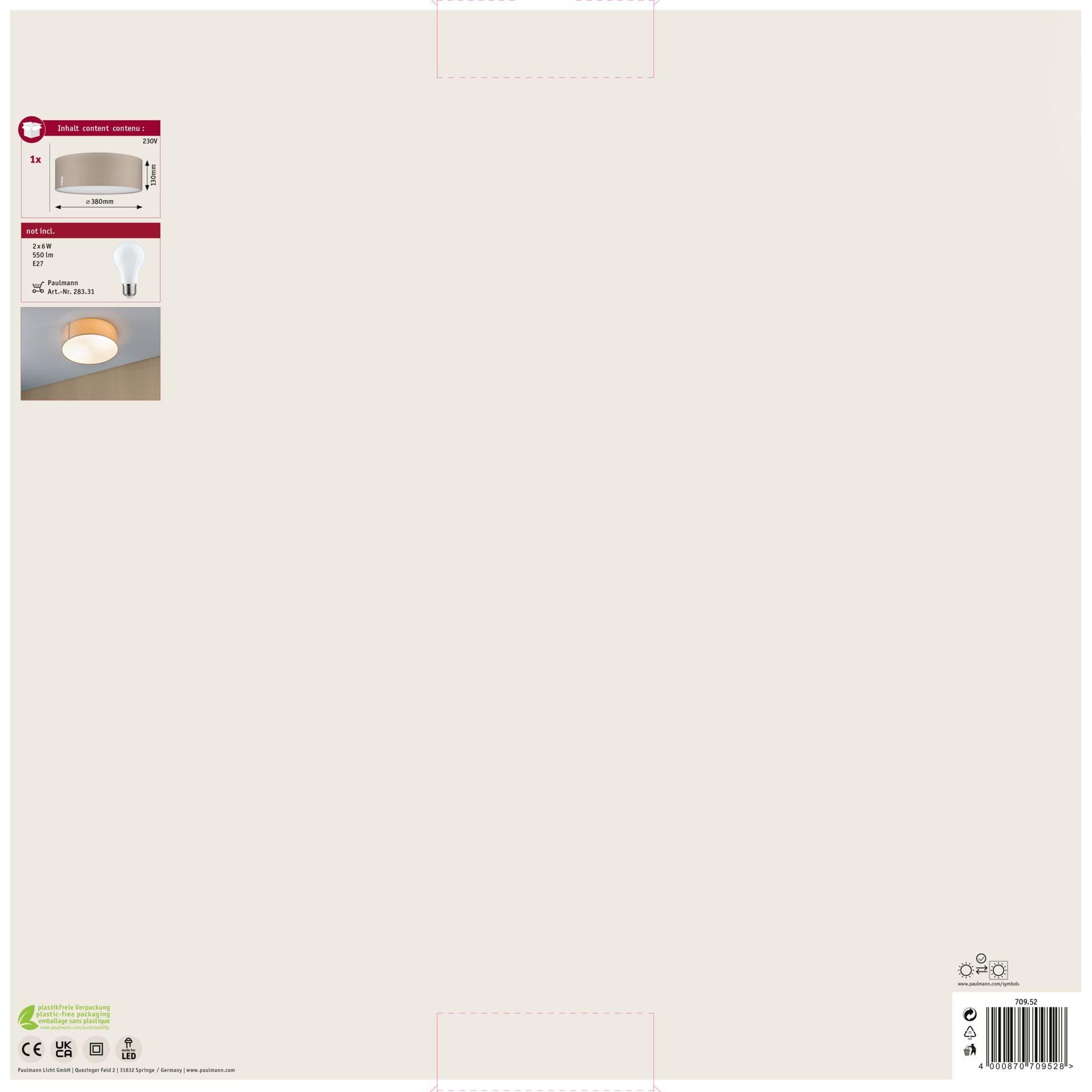 Thumbnail - Paulmann, Wandleuchte + Deckenleuchte, Mari (E27)