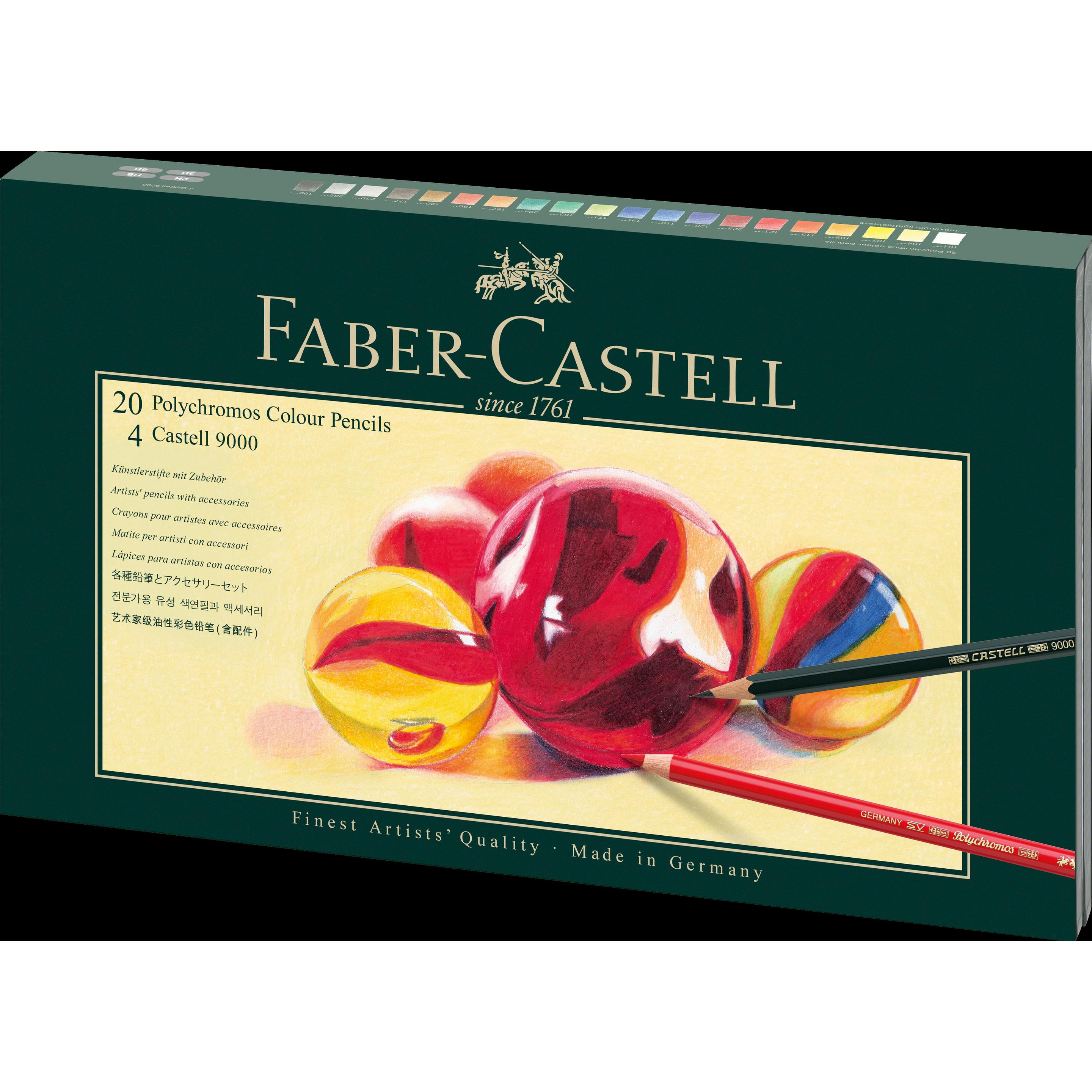 Faber-Castell, Malstifte, Polychromos Geschenkset (Mehrfarbig, 24 x)