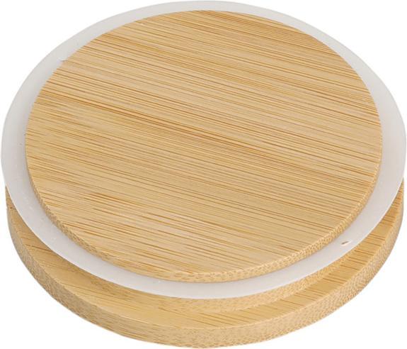 Produktbild Zeller Present Vorratsglas Lemon mit Bambusdeckel 1150 ml ø 9x22.5 cm (1.15 l)