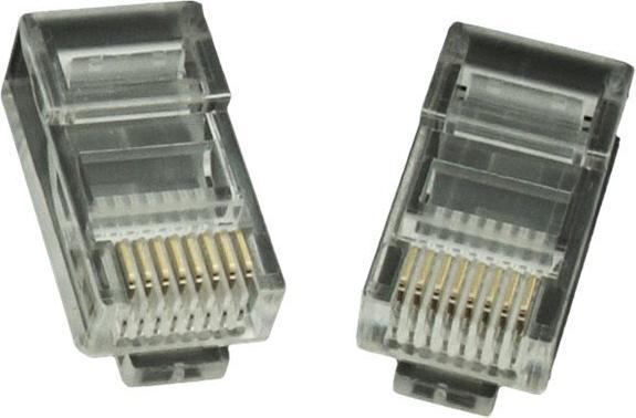 Actual product image Cablexpert Modular plug 8P8C for solid LAN cable, 10 pcs. (0.03 m)