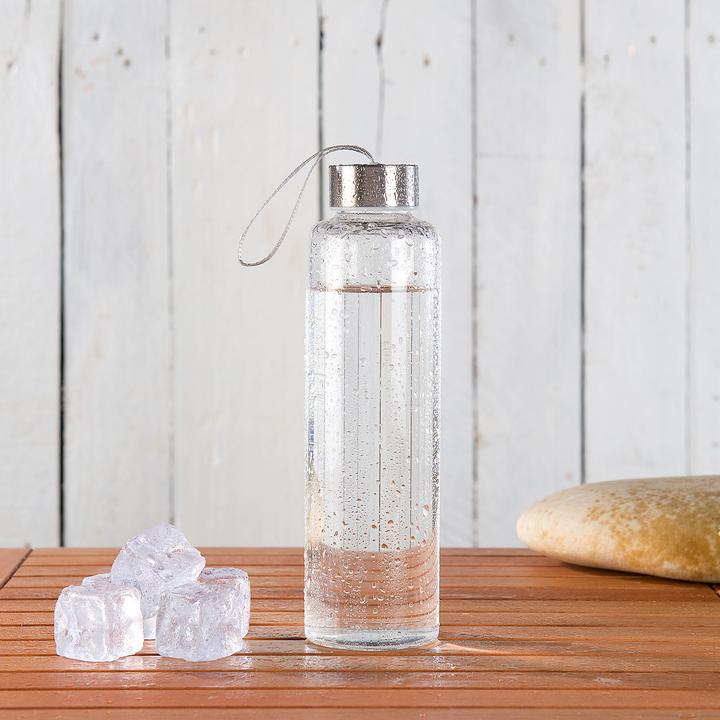 Produktbild Pearl 2er-Set Trinkflaschen aus Borosilikat-Glas (0.55 l)