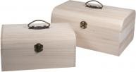 Image du produit Rayher Coffret en bois avec ferrures anciennes