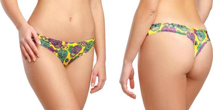 Image du produit Memème String "SKULLS LOVERS MUERTOS (L)