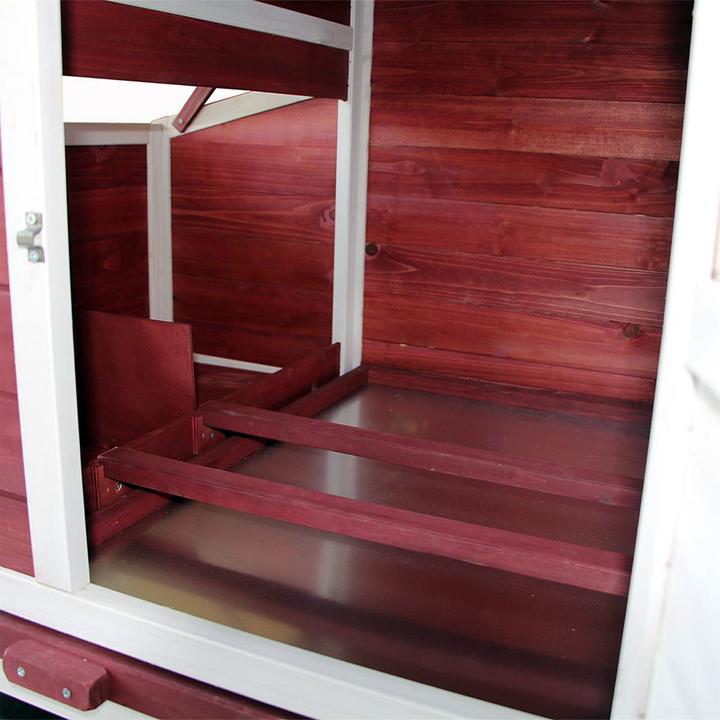 Produktbild Wiltec Hühnerstall 2010x813x1165mm Freilauf Fichtenholz Hühnerhaus Kotwanne Huhn