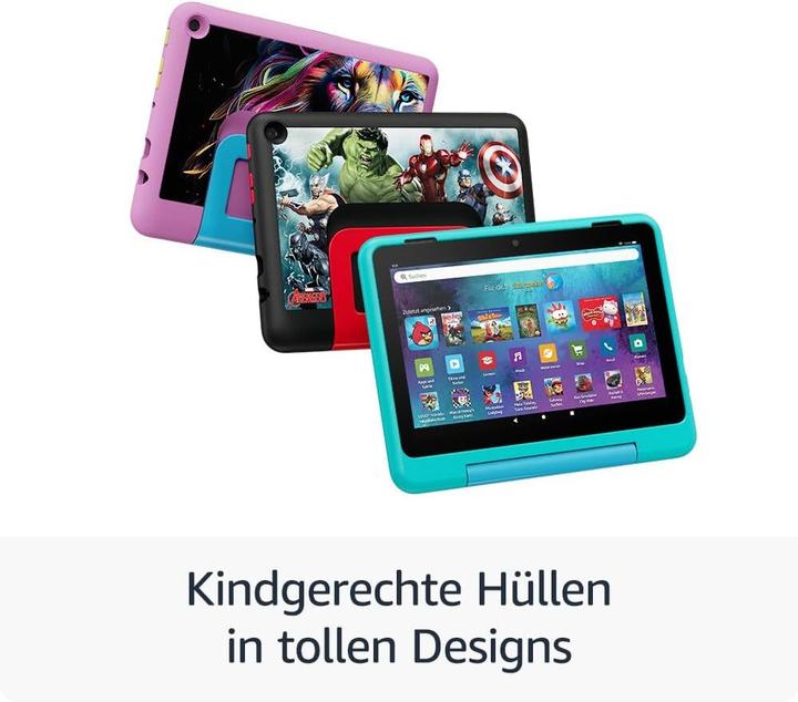 Actual product image Amazon Fire HD 8 Kids Pro (2024) (WLAN only, 7.99", 32 GB, Blue)