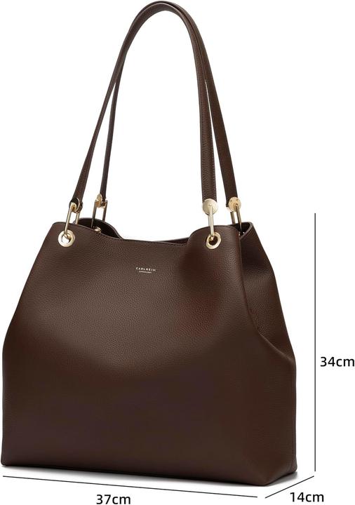 Produktbild Carlheim Skagen Stella Echt Lederen Handtas, Wasserbeständig und Funktional